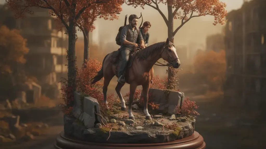 The Last of Us-Fans erhalten seltene Statue von Joel und Ellie