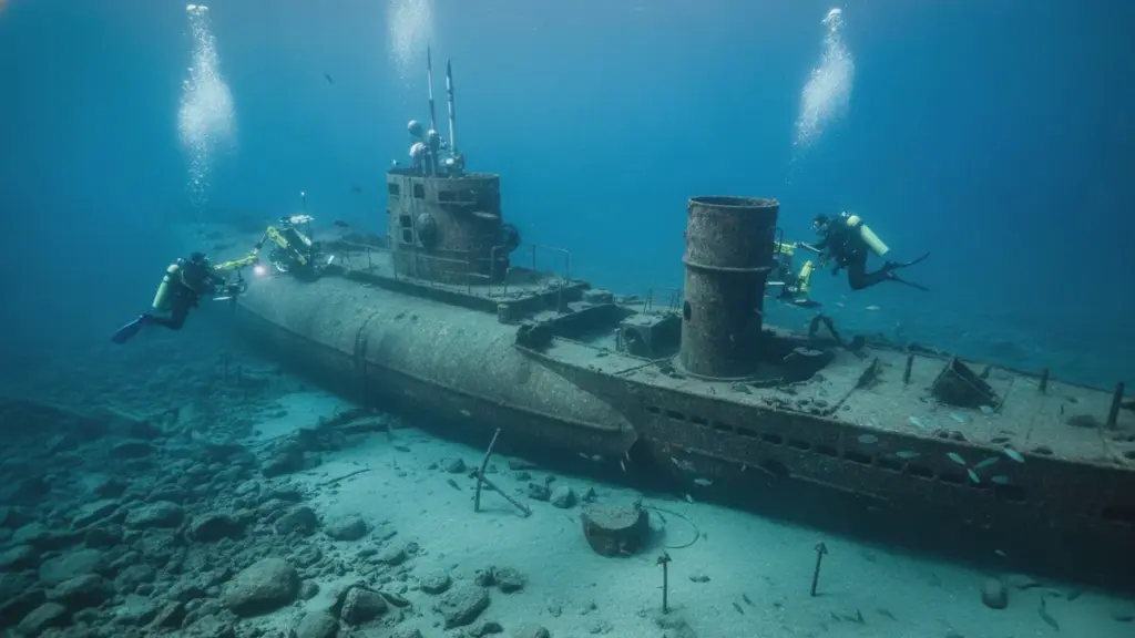 Französisches Kriegs-U-Boot nach 80 Jahren vor der spanischen Küste entdeckt