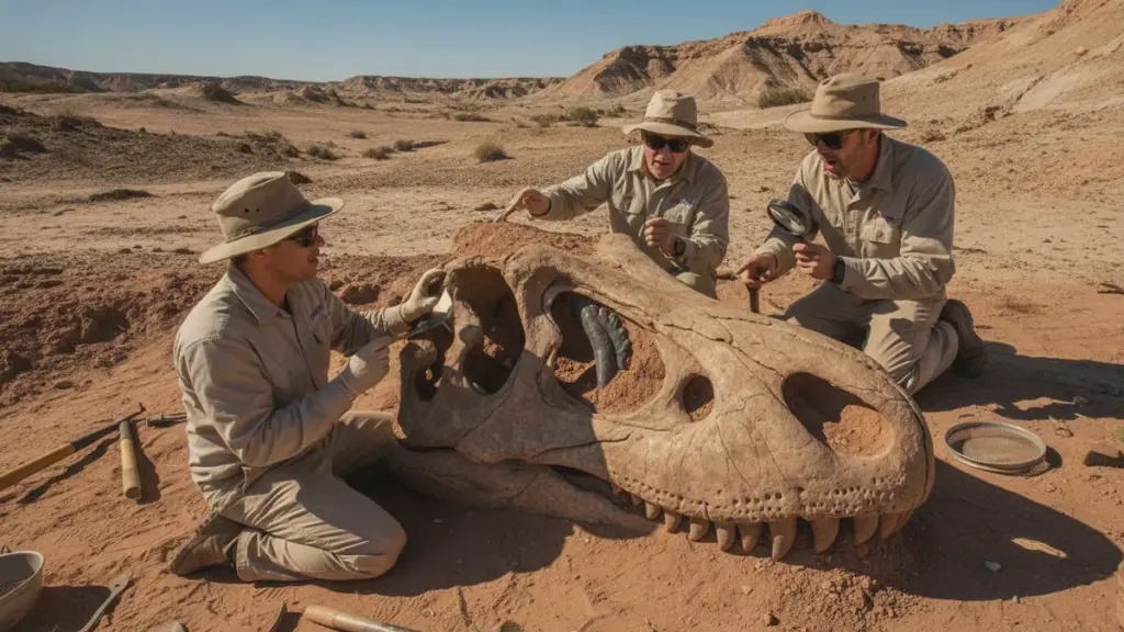 Im Dinosaurierschädel eingeklemmter T.-rex-Zahn enthüllt aggressive Jagdstrategie